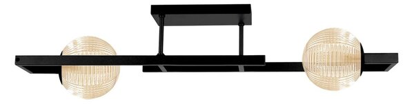 Sufitowa lampa czarno-beżowa E2-G62