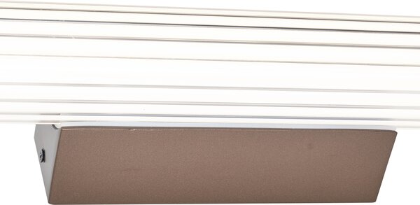 Retro kinkiet brązowy 80,4 cm z LED IP44 - Coco