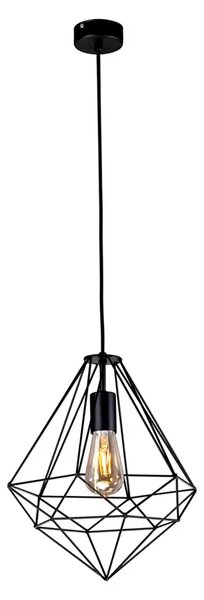 Czarna wisząca pojedyncza lampa R7-C37
