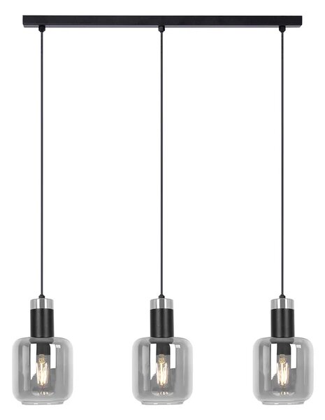 Potrójna wisząca grafitowa lampa T6-M01