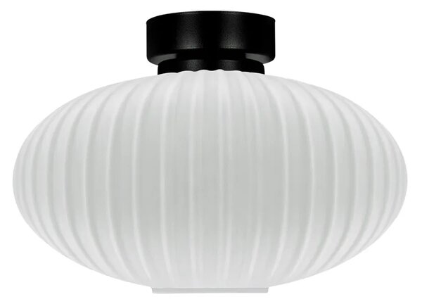 Sufitowa lampa ryflowana biała M9-P57
