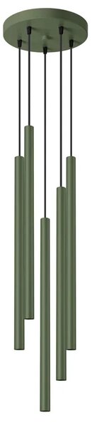 Zielona stylowa lampa wisząca M088 D5-F30
