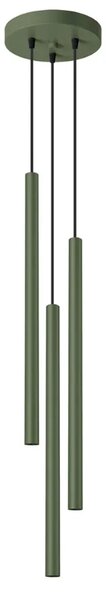Stylowa zielona lampa wisząca w nowoczesnym stylu - 4X M087 T5-G34