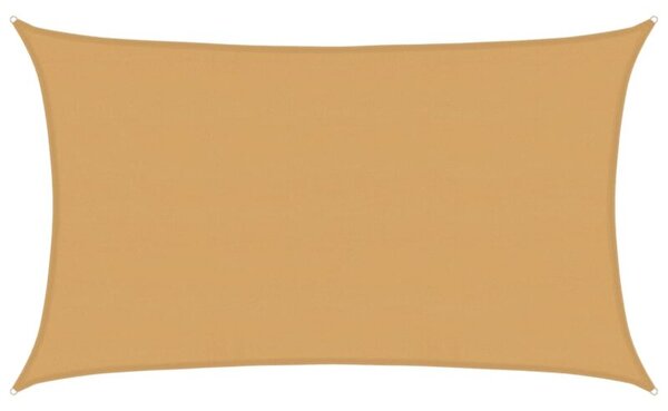 Żagiel przeciwsłoneczny, 160 g/m², piaskowy, 5x8 m, hdpe