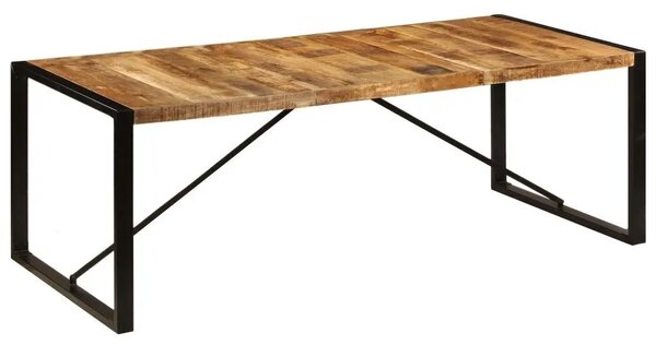 Brązowy stół w stylu loftowym 100x220 L8-M70