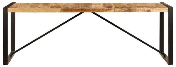 Brązowy stół w stylu loftowym 100x220 L8-M70