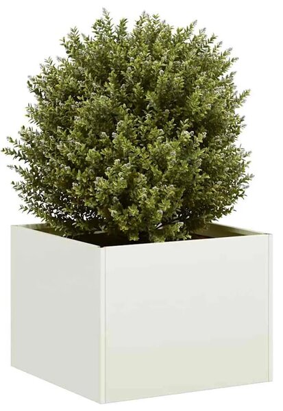 Biała stylowa donica tarasowa Z8-F88