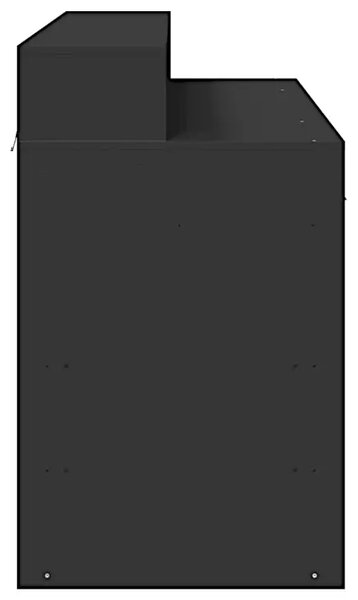 Biurko podświetlane 120 cm czarne G7-P18
