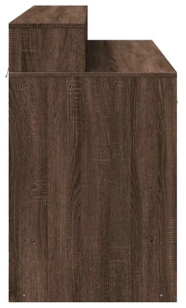 Biurko podświetlane 120 cm brązowy dąb G6-A91