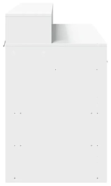 Biurko podświetlane 120 cm biały W6-N33