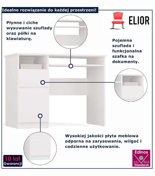 Biurko lewostronne B3-D55