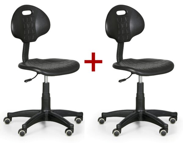 Krzesło robocze PUR 1+1 GRATIS