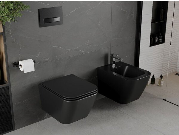 Mexen Madox bidet wiszący, czarna mat - 35155170