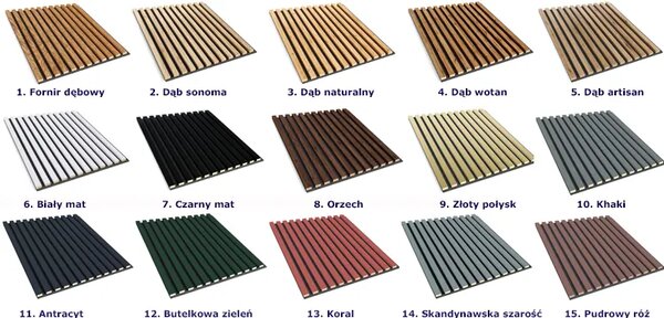 Panele akustyczne 6 szt. dąb sonoma G3-K84