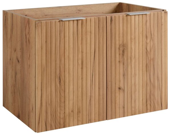 Szafka łazienkowa dwudrzwiowa 80 cm dąb craft złoty R9-C85