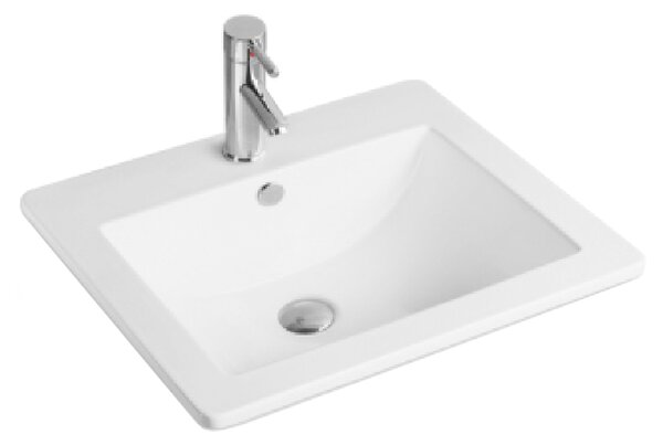 Mexen Lora umywalka wpuszczana w blat 53 x 46 cm, biała - 25365300