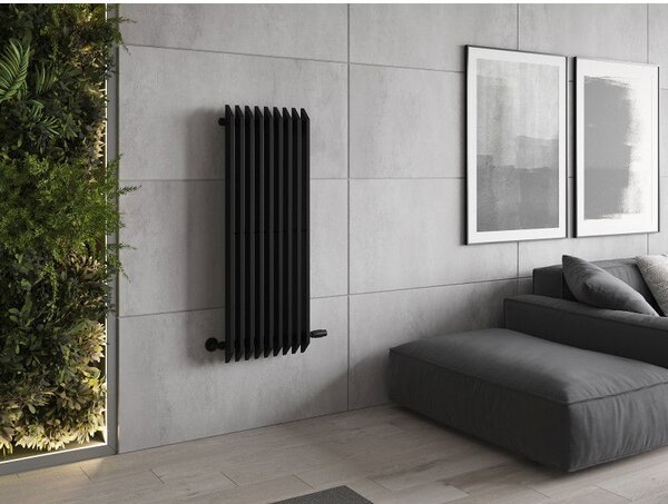 Mexen Aurora grzejnik dekoracyjny 1200 x 450 mm, 917 W, czarny - W212-1200-450-00-70