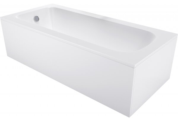 Mexen Vega wanna prostokątna 120 x 70 cm z obudową, biała - 55011207000X
