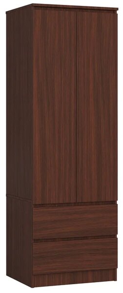 Klasyczna dwudrzwiowa szafa wenge N6-A35