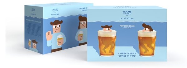 Szklanki zestaw 2 szt. do piwa 400 ml Mikkeller – Holmegaard