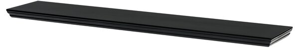Półka ścienna P-026, matowy czarny, 120 cm