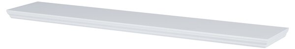 Półka ścienna P-026, matowy biały, 120 cm