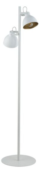 Lampa podłogowa dekoracyjna loftowa biała dwa ruchome reflektorki 2xE27 15W Mars Sigma Lighting