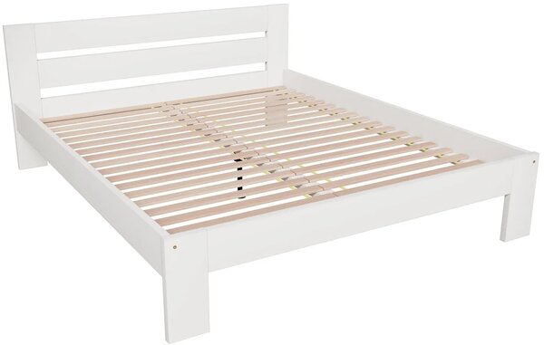 Łóżko podwójne w kolorze białym 160x200 D0-R95