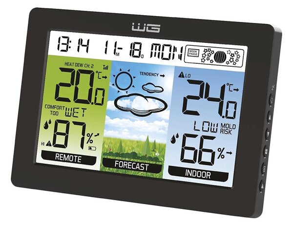 Winner Group Winner Group - Stacja meteorologiczna z wyświetlaczem LCD i budzik 5xAAA WN0083