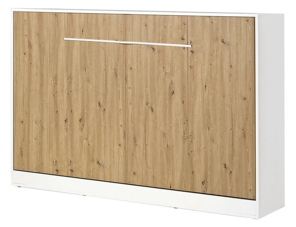 Półkotapczan nowoczesny biały + dąb 120x200 T0-Z56