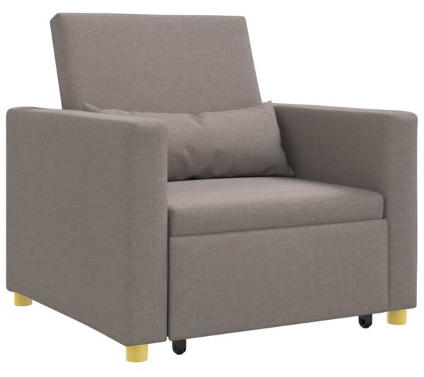 RozkÅadana sofa fotelowa 3-w-1 w kolorze ciemnoszarym