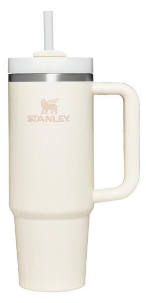Kremowy termos ze stali nierdzewnej ze słomką 890 ml Quencher H2.O FlowState™ Tumbler Cream 2.0 – Stanley