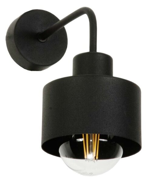 Kinkiet ścienny łazienkowy nad lustro EDYLIT czarny loft industrialny HIGS 14-203 1xE27