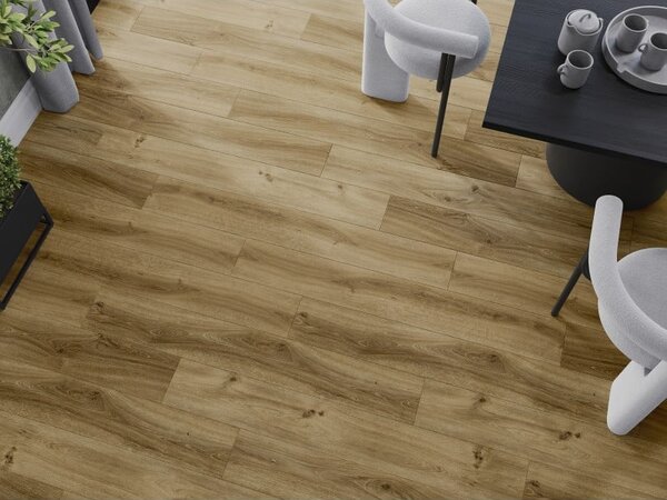 Mexen Amsterdam panele winylowe 1240 x 182 mm SPC 6,5 mm, podkład IXPE 1,5 mm, 4 V-Fuga, Dąb - F1042-1240-182-505-4V1-01