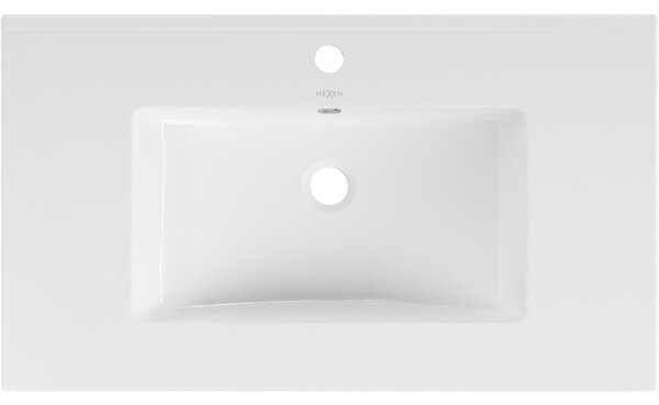 Mexen Atena umywalka wpuszczana w blat 80 x 46 cm, biała - 25018000