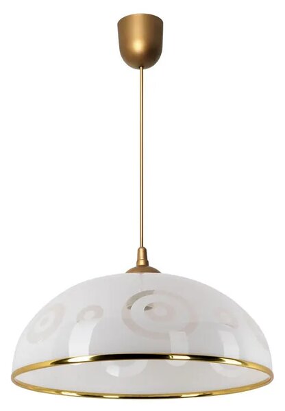 Biało Złota Lampa Wisząca Do Kuchni K6-T17