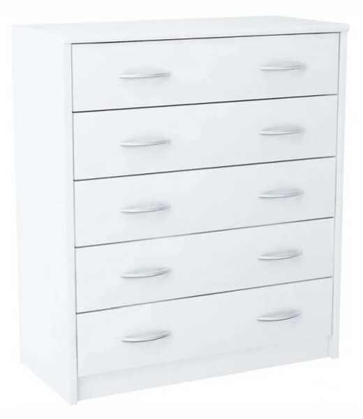 Biała komoda z szufladami C8-B20