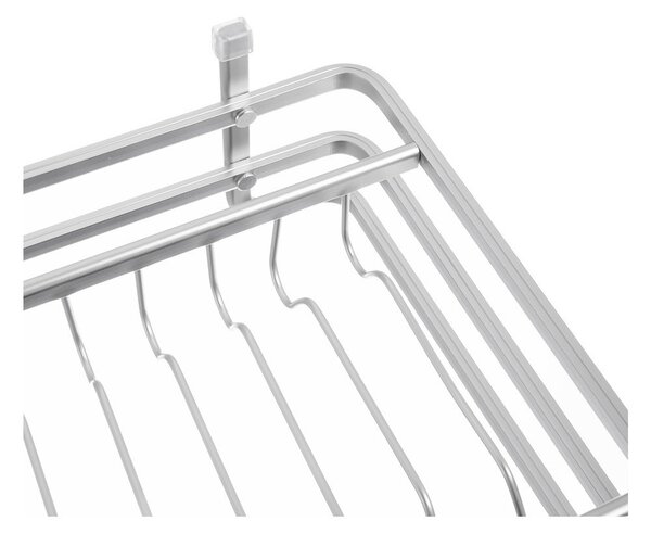Czarno-biały metalowy ociekacz 43x32 cm Deluxe – Orion
