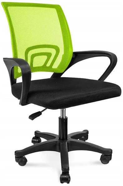 Zielony fotel obrotowy do biurka N8-A65