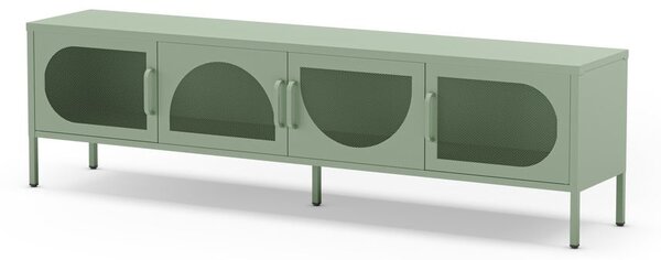 Miętowa szafka pod TV 180x50 cm Tayra – Marckeric