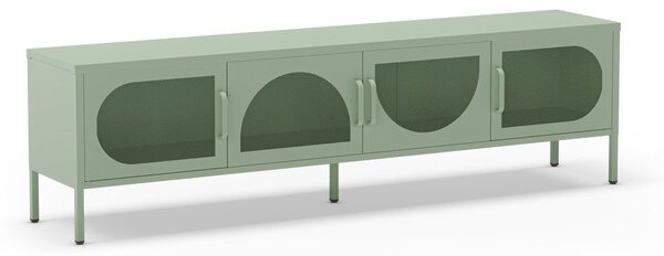 Miętowa szafka pod TV 180x50 cm Tayra – Marckeric