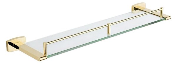 Mexen Zoja wisząca półka szklana, złota - 7019137-50