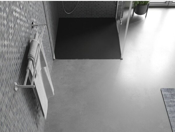 Mexen Bert brodzik kwadratowy SMC 90 x 90 cm, czarny - 4K709090