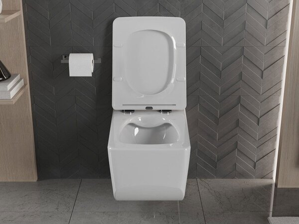 Mexen Vera miska wc Rimless z deską wolnoopadającą slim, duroplast, biała - 30164000
