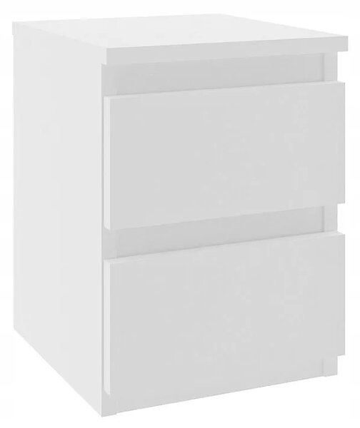 Biała minimalistyczna szafka nocna P6-K27