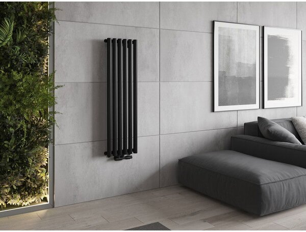 Mexen Nevada grzejnik dekoracyjny 1200 x 360 mm, 483 W, czarny - W201-1200-360-00-70