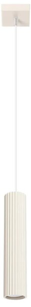 Beżowa pojedyńcza lampa wisząca 3X D296 W5-H04