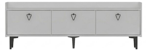 Stolik RTV PIENA 160 cm, biały