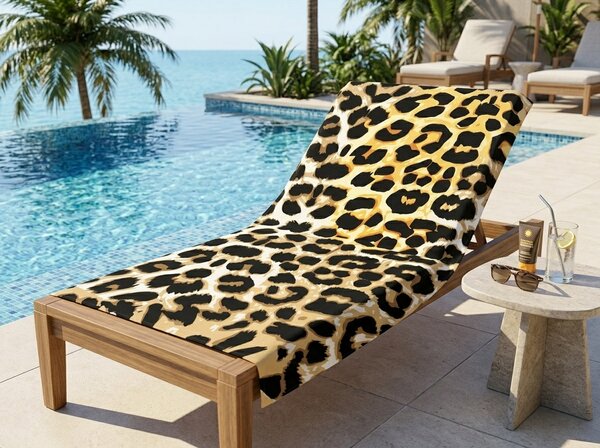 Szybkoschnący XL ręcznik plażowy SAVANNA kolorowy 100 x 180 cm, 100% mikrofibra