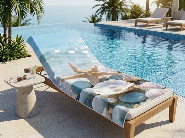 Szybkoschnący ręcznik plażowy MARBELLA kolorowy 70 x 140 cm, 100% mikrofibra